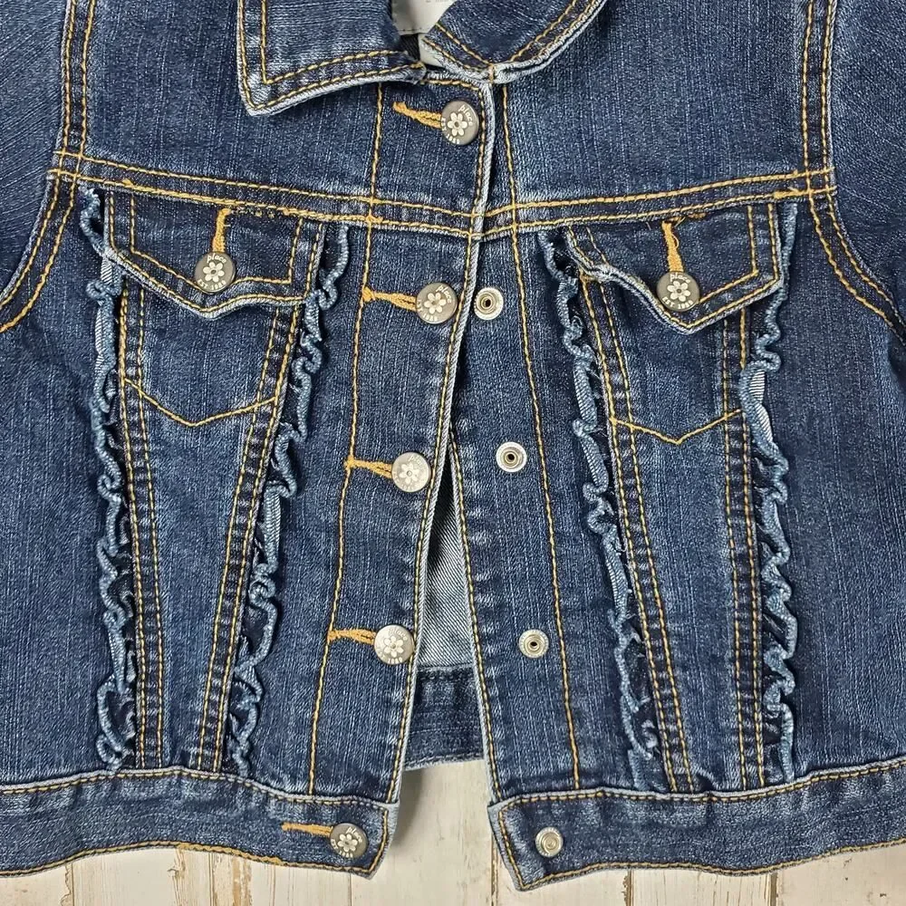 Children's Place Denim Jean Jacket Blue Size 4T